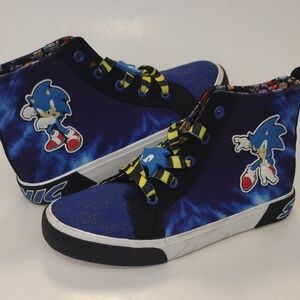 Ground Up Sonic High-Top Sneakers - Blue and Black NWOT
